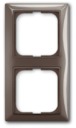 Рамка 2-постовая, серия Basic 55, цвет entrée-grey