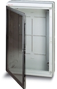 EUROPA IP65 бокс настенный 380х570х140мм ШхВхГ прозр.дверь серый