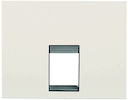 Накладка для телекоммуникационных розеток типа 8117... и/или 8118..., серия OLAS, цвет белый жасмин