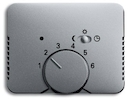 Плата центральная (накладка) для механизма терморегулятора (термостата) 1095 U, 1096 U, серия alpha exclusive, цвет титан