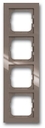 Рамка 4-постовая, серия axcent, цвет entrée-grey