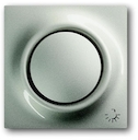 Клавиша для механизма 1-клавишного выключателя/переключателя/кнопки, с лампой подсветки и символом "СВЕТ", серия impuls, цвет шампань-металлик