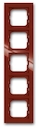 Рамка 5-постовая, серия axcent, цвет foyer-red