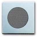 Плата центральная (накладка) для громкоговорителя 8223 U, серия future/solo, цвет серебристо-алюминиевый