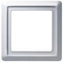 Рамка 1-постовая, серия Allwetter 44, цвет серебристо-алюминиевый