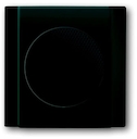 Плата центральная (накладка) для громкоговорителя 8223 U, серия impuls, цвет чёрный бриллиант