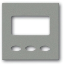 Плата центральная (накладка) для элемента таймера 6457, серия solo/future, цвет stone/серый