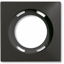 Плата центральная (накладка) для светосигнализатора 2061/2061 U, серия Basic 55, цвет château-black