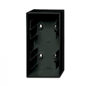 Коробка для открытого монтажа, 2-постовая, серия Basic 55, цвет château-black