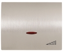 Накладка (центральная плата) для механизма клавишного светорегулятора, серия OLAS, цвет перламутровый металлик