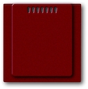 Плата центральная (накладка) для усилителя мощности светорегулятора 6594 U, KNX-ТР 6134/10 и цоколя 6930/01, серия impuls, цвет бордо/ежевика
