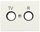 Накладка для TV-R розетки, серия OLAS, цвет белый жасмин