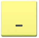 Клавиша для светорегулятора 6550 U-10x, 6560 U-101, 6593 U, реле 6401 U-10x, 6402 U, серия solo/future, цвет sahara/жёлтый