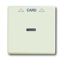 Плата центральная (накладка) для механизма карточного выключателя 2025 U, серия solo/future, цвет chalet-white