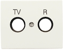 Накладка для TV-R-SAT розетки, серия OLAS, цвет титан