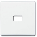 Клавиша для механизма 1-клавишного выключателя/переключателя/кнопки, с окном для линзы/символа, IP44, серия Allwetter 44, цвет слоновая кость