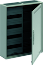 Шкаф 48М навесной с медиапанелями IP30,  650x550x160 между DIN-рейками 125 мм с самозажимными клеммами N/PE и дверью с вент. отверстиями ComfortLine CA24VML