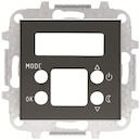 Накладка терморегулятора 8140.5, серия SKY, цвет чёрный бархат