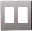 Накладка для механизма разъёма VDI, 2-поста, серия SKY, цвет серебряный