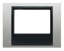 ABB Накладка (центральная плата) для механизма цифрового FM-радио арт.9368 и/или механизма (блока) ДУ арт.9368.2, белый жасмин