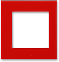 Сменная панель ABB Levit внешняя на многопостовую рамку красный