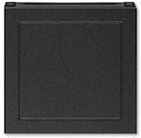 Накладка ABB Levit для выключателя карточного антрацит / дымчатый чёрный
