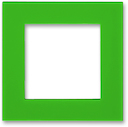 Сменная панель ABB Levit на рамку 1 пост зелёный