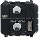 ABB Zenit SBA-F-1.1.PB.1 Сенсор 1-клавишный/активатор жалюзи 1-канальный free@home