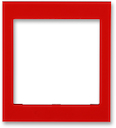 Накладка на рамку ABB Levit 55х55 промежуточная красный