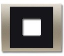 ABB Накладка (центральная плата) для мех-ов зарядного устройства USB, атласная медь