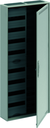 Шкаф 96М навесной с медиапанелями IP30, 1250x550x160 между DIN-рейками 125 мм и самозажимными клеммами N/PE и дверью с вент. отверстиями ComfortLine CA28VML