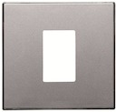 Накладка для механизма разъёма VDI, 1-пост, серия SKY, цвет серебряный