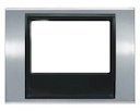 ABB Накладка (центральная плата) для механизма цифрового FM-радио арт.9368 и/или механизма (блока) ДУ арт.9368.2, титан