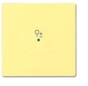 Сенсорная клавиша для информационной шины пластик цвет желтый матовая ABB Free@home домофоны