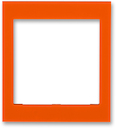 Накладка на рамку ABB Levit 55х55 промежуточная оранжевый