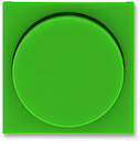 Накладка ABB Levit для светорегулятора поворотного зелёный / дымчатый чёрный