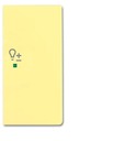 Сенсорная клавиша для информационной шины пластик цвет желтый матовая ABB Free@home домофоны