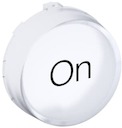 Колпачок с текстом для кнопок с подсветкой и ламп KTC3-1020