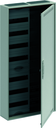 Шкаф 84М навесной с медиапанелями IP30, 1100x550x160 между DIN-рейками 125 мм и самозажимными клеммами N/PE и дверью с вент. отверстиями ComfortLine CA27VML