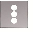 Накладка для механизма 3RCA, серия SKY, цвет серебряный
