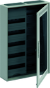 Шкаф 60М навесной с медиапанелями IP30, 800x550x160 между DIN-рейками 125 мм и самозажимными клеммами N/PE и Wi-Fi дверью с вент. отверстиями ComfortLine CA25VMW