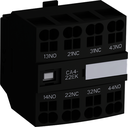 Блок контактный CA4-04MK (4НЗ) фронтальный с втычными клеммами для контакторов AF09-AF16..-30-10K