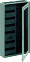 Шкаф 72М навесной с медиапанелями IP30, 950x550x160 между DIN-рейками 125 мм и самозажимными клеммами N/PE и Wi-Fi дверью с вент. отверстиями ComfortLine CA26VMW