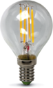 Лампа светодиодная LED-ШАР-PREMIUM 5Вт 230В Е14 4000К 450Лм прозрачная ASD