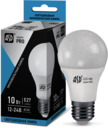Лампа светодиодная низковольтная LED-MO-12/24V-PRO 10Вт 12-24В Е27 4000К 800Лм ASD