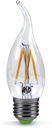 Лампа светодиодная LED-СВЕЧА НА ВЕТРУ-PREMIUM 5Вт 230В Е27 3000К 450Лм прозрачная ASD 