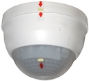 Датчик присутствия коридорный 360°, с доп. каналом (HVAC), диаметр действия 40х20м., накладной монтаж / IP54 / белый
