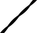 Кабель двойной витой коаксиальный в декор оплетке (чёрный)