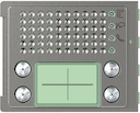 Лицевая панель звукового модуля + 4 кнопки вызова, Robur