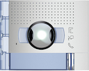 Лицевая панель аудио-видео модуля ш/у + 1 кнопка вызова, цвет allmetal